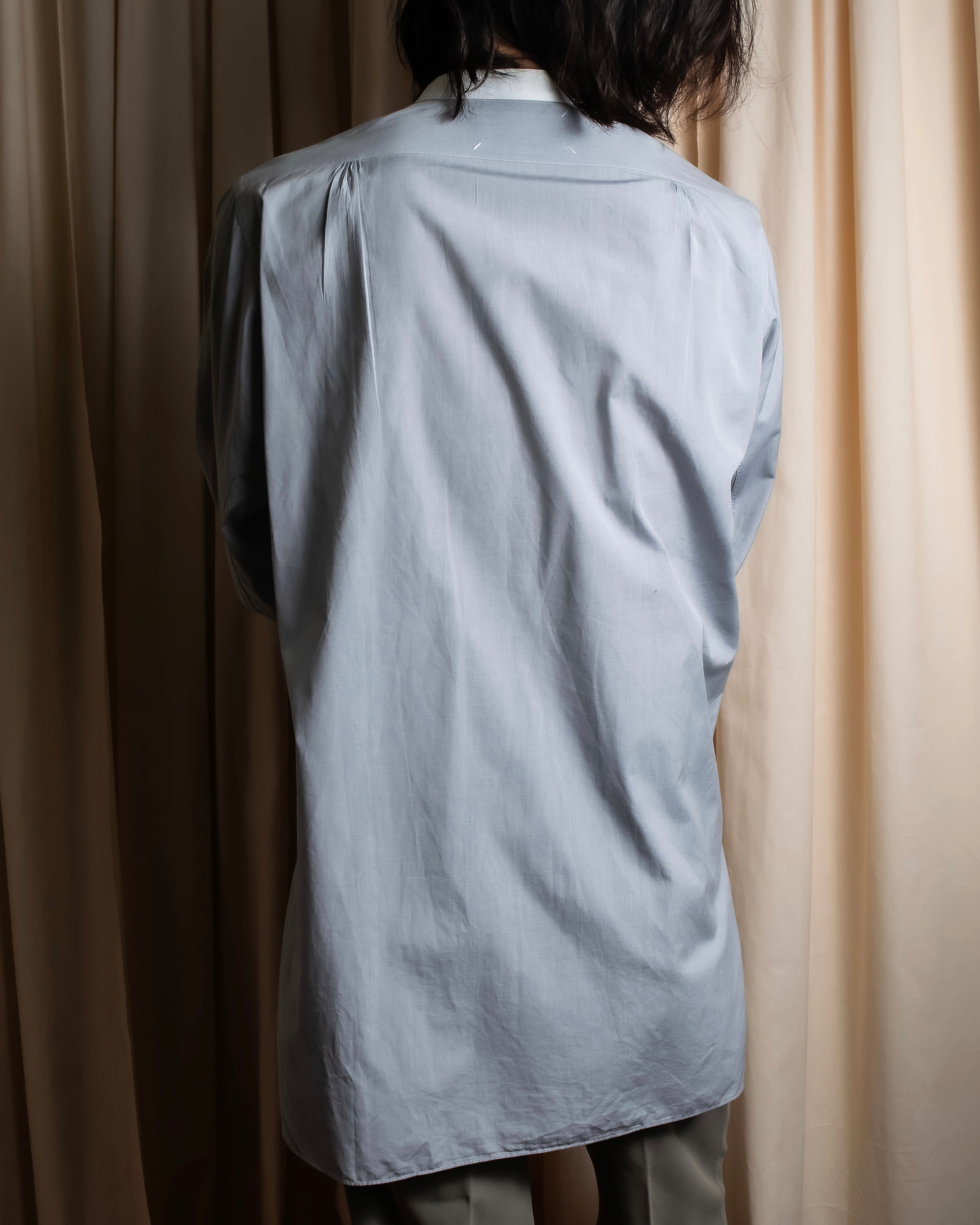 "MAISON MARGIELA" 21SS Long tail design band collar shirt