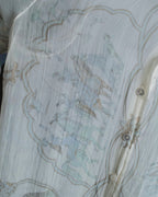 "HERMES" Margiela period abstract pattern shirt