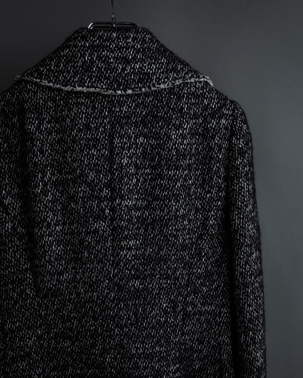 "Dolce & Gabbana" Double-breasted beautiful tweed long coat