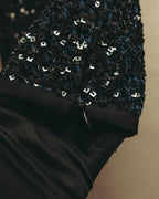 "MARINA RINALDI" 00's-10's Sequined lace long sleeve top