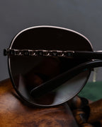 "LOEWE" Temple chain detail teardrop frame sunglasses
