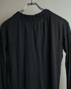 “GUCCI” 2001-2004 Tom Ford era gathered wool fringe knit top
