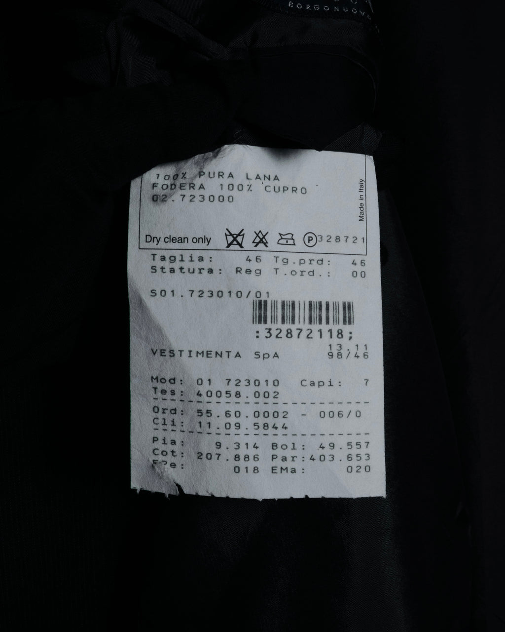 "GIORGIO ARMANI" 90’s draped double breasted suit set-up