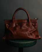 "Chloé" 00's Cognac leather top handle bag