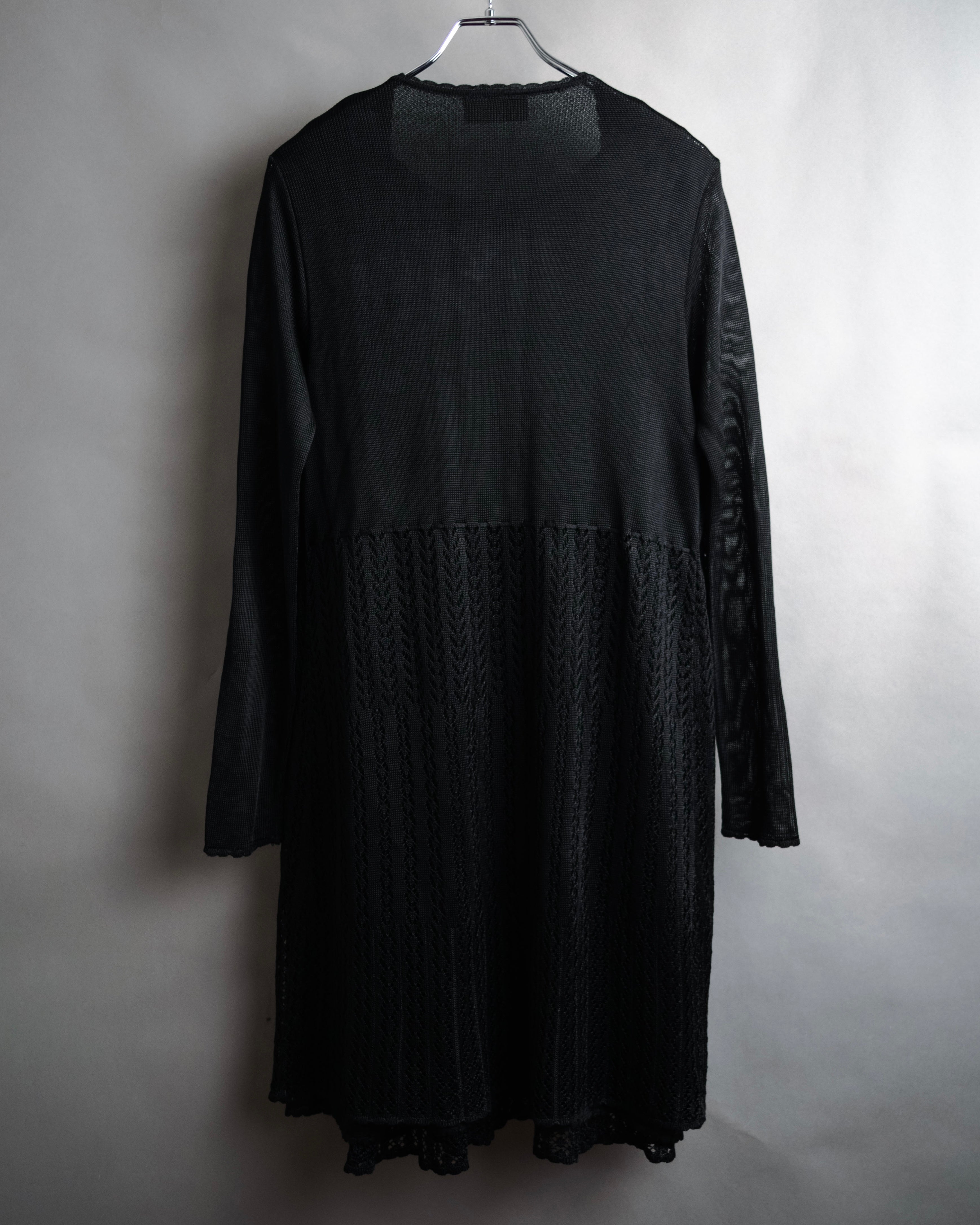“FENDI” 90’s-00’s Openwork knit ensemble