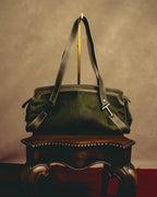 "TOD'S" 00's-10's Textured haircalf leather shoulder bag