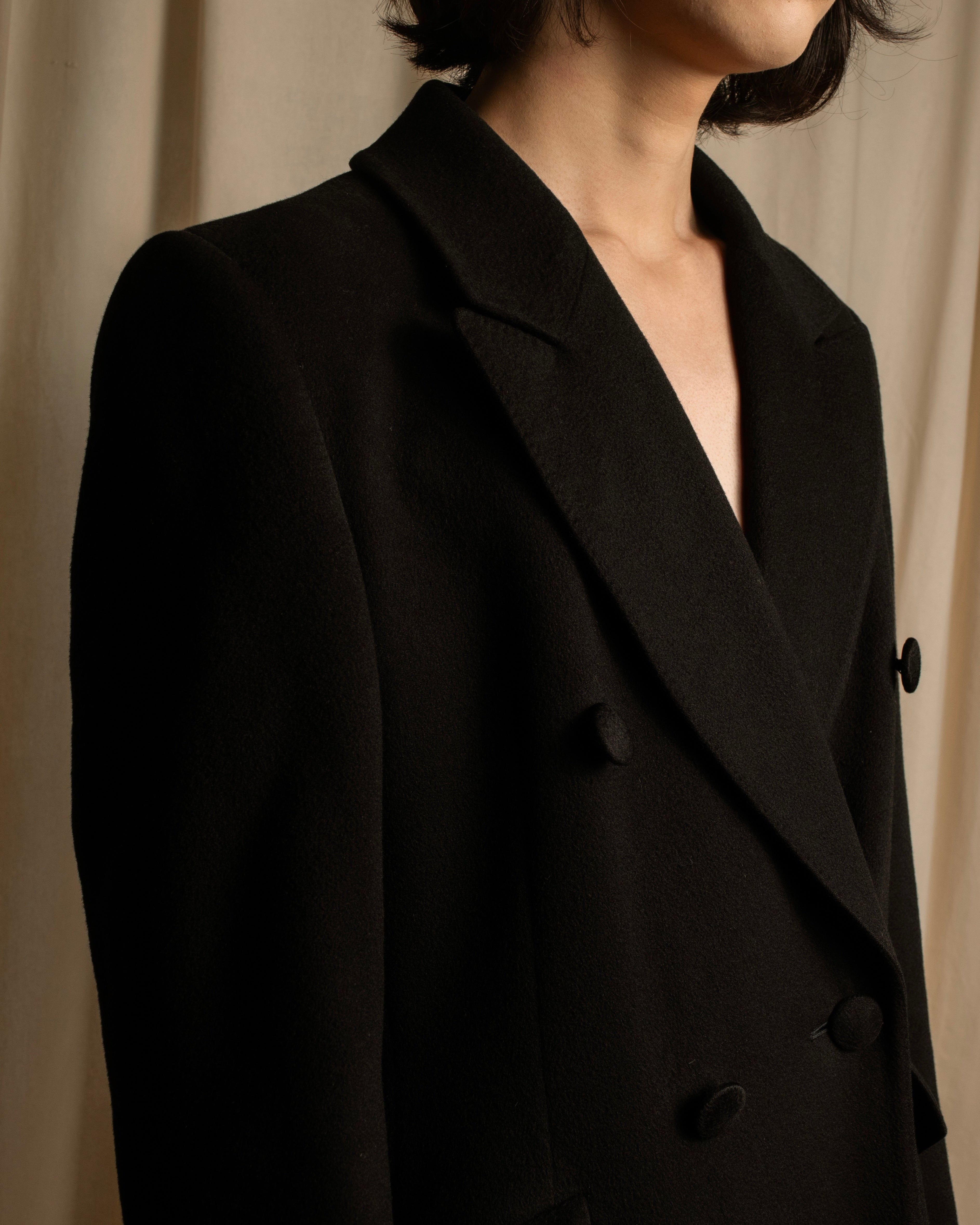 "Aquascutum" Elegantly tailored double-breasted long chester coat
