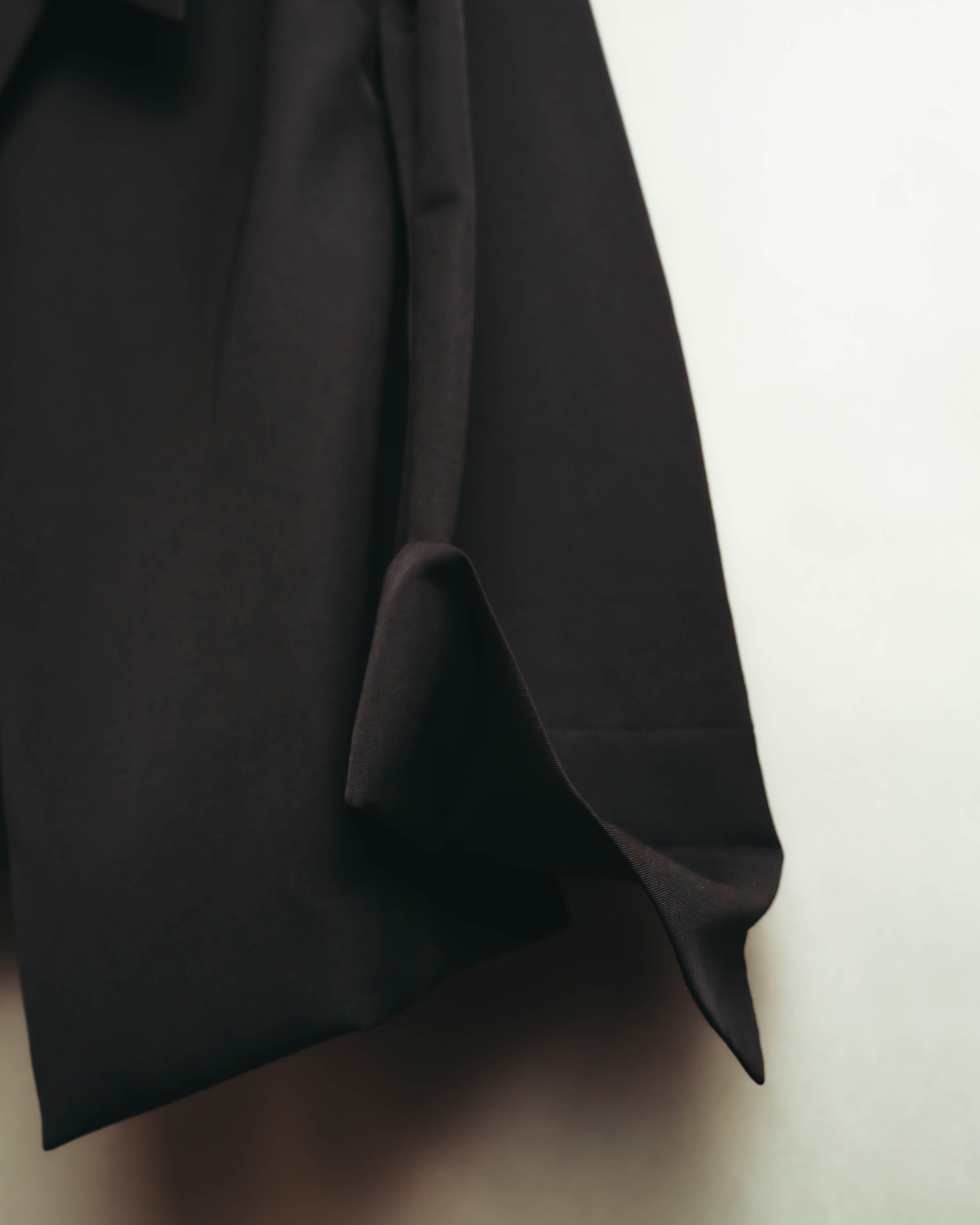 –SPECIAL– "Yohji Yamamoto" 98AW Sculptural asymmetric draped wool jacket