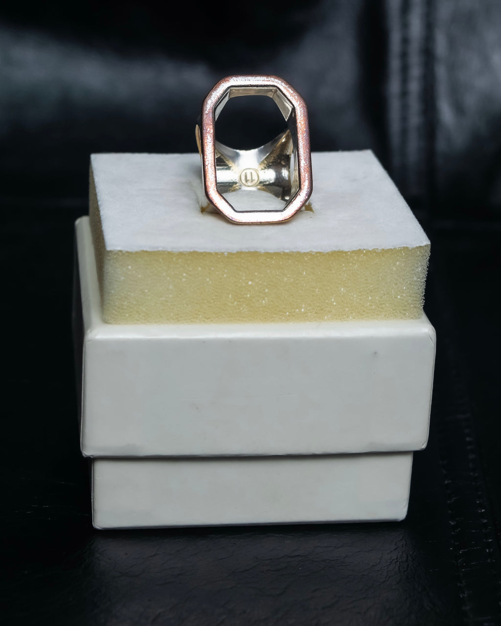 "Maison Margiela" octagon designed 2-way ring