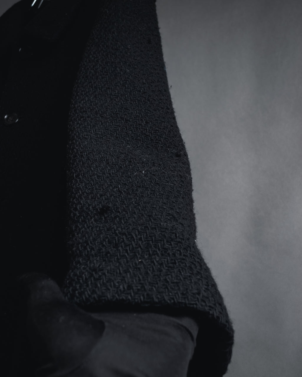 “JUNYA WATANABE” 97AW Textured wool single-breasted coat