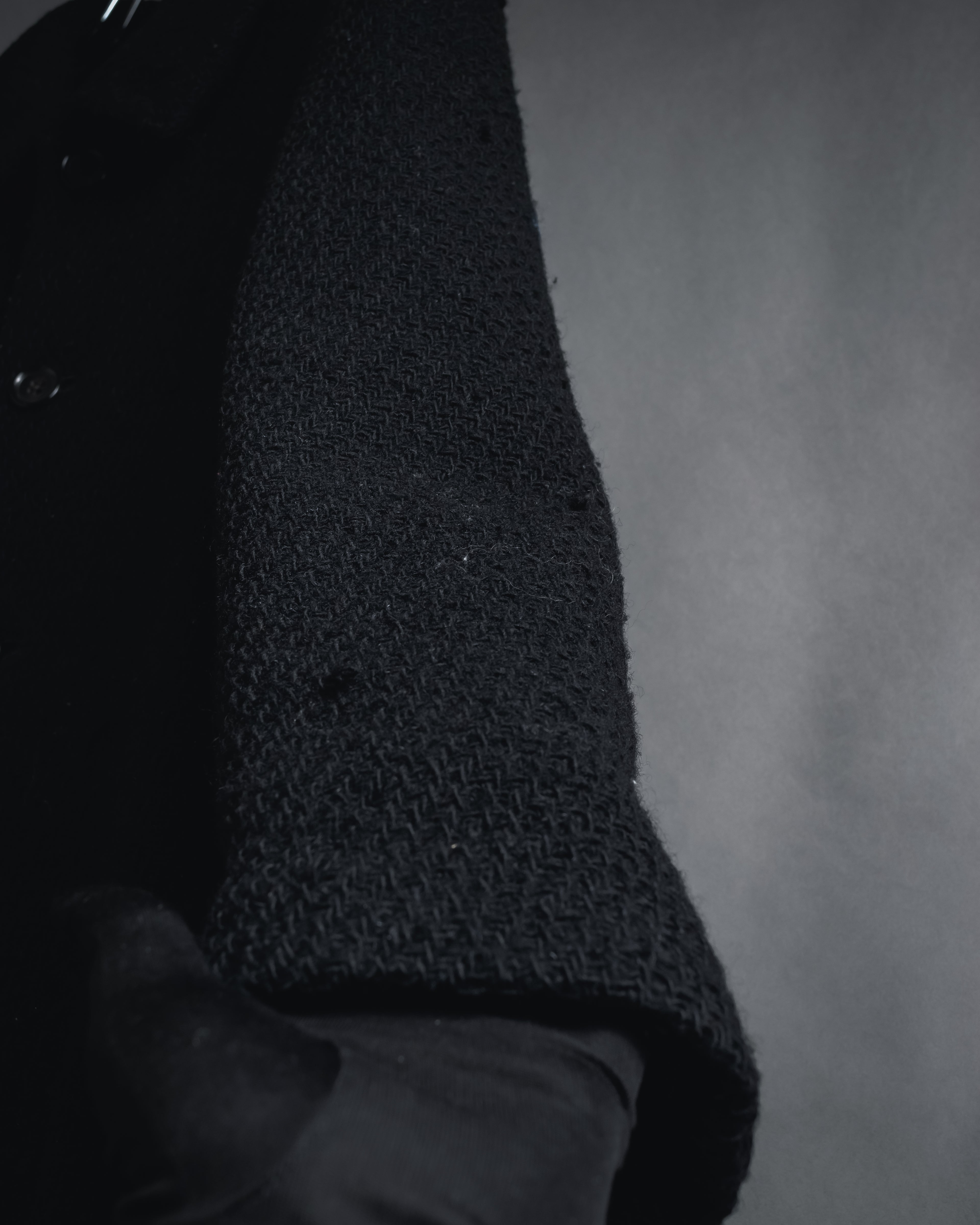 “JUNYA WATANABE” 97AW Textured wool single-breasted coat