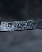 "Christian Dior" Mystical motif leather bracelet