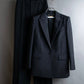 "GIVENCHY" Peak lapel tailored jacket & easy slacks set up