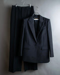 "GIVENCHY" Peak lapel tailored jacket &amp; easy slacks set up
