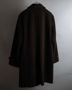 "VAL by VALENTINO" Military detailing hidden placket melton coat
