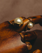 -SPECIAL- "Christian Dior” 2015-16 UltraDior sculpted double pearl ring