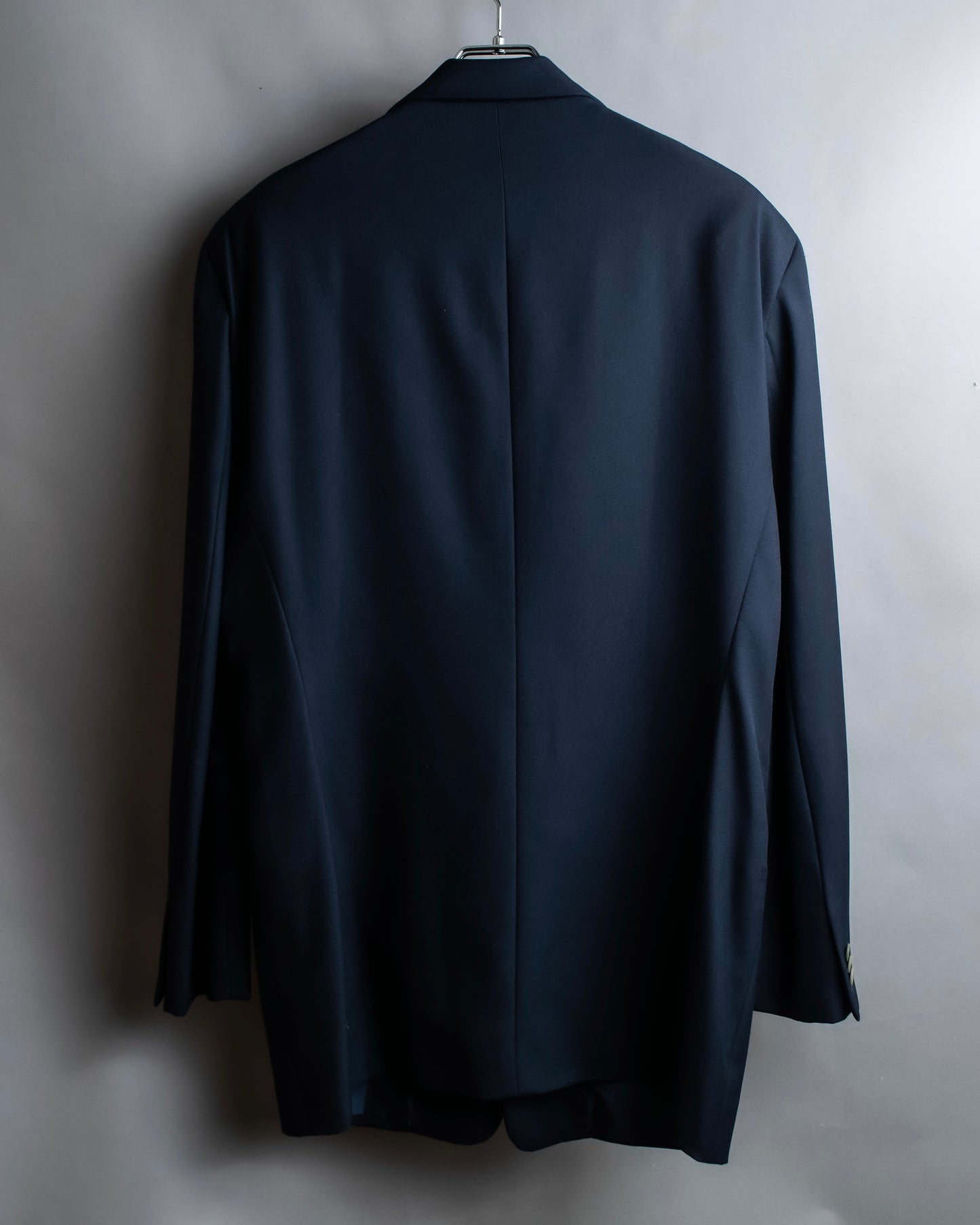 "GIORGIO ARMANI" Long length tailored jacket and wide tapered slacks set up