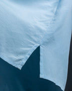 "GUCCI" 100% silk concealed placket shirt