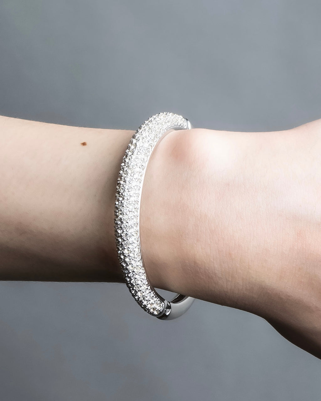 "Christian Dior" Crystal studded bangle