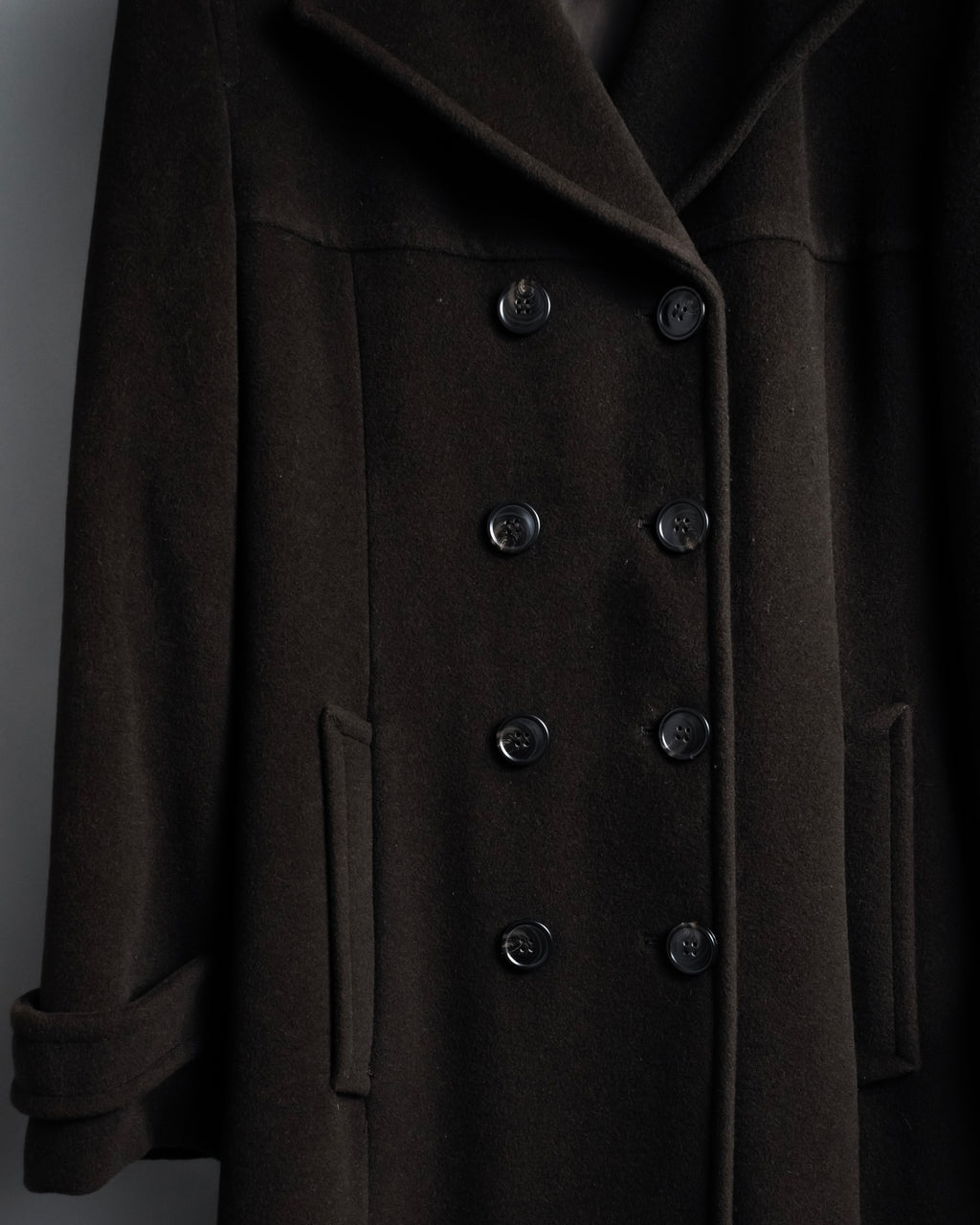 "MAX&Co." 90's Classic maxi-length angora mix long coat