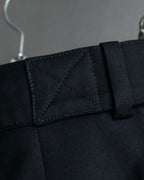 "Chloe" Oversized wool matte black set up