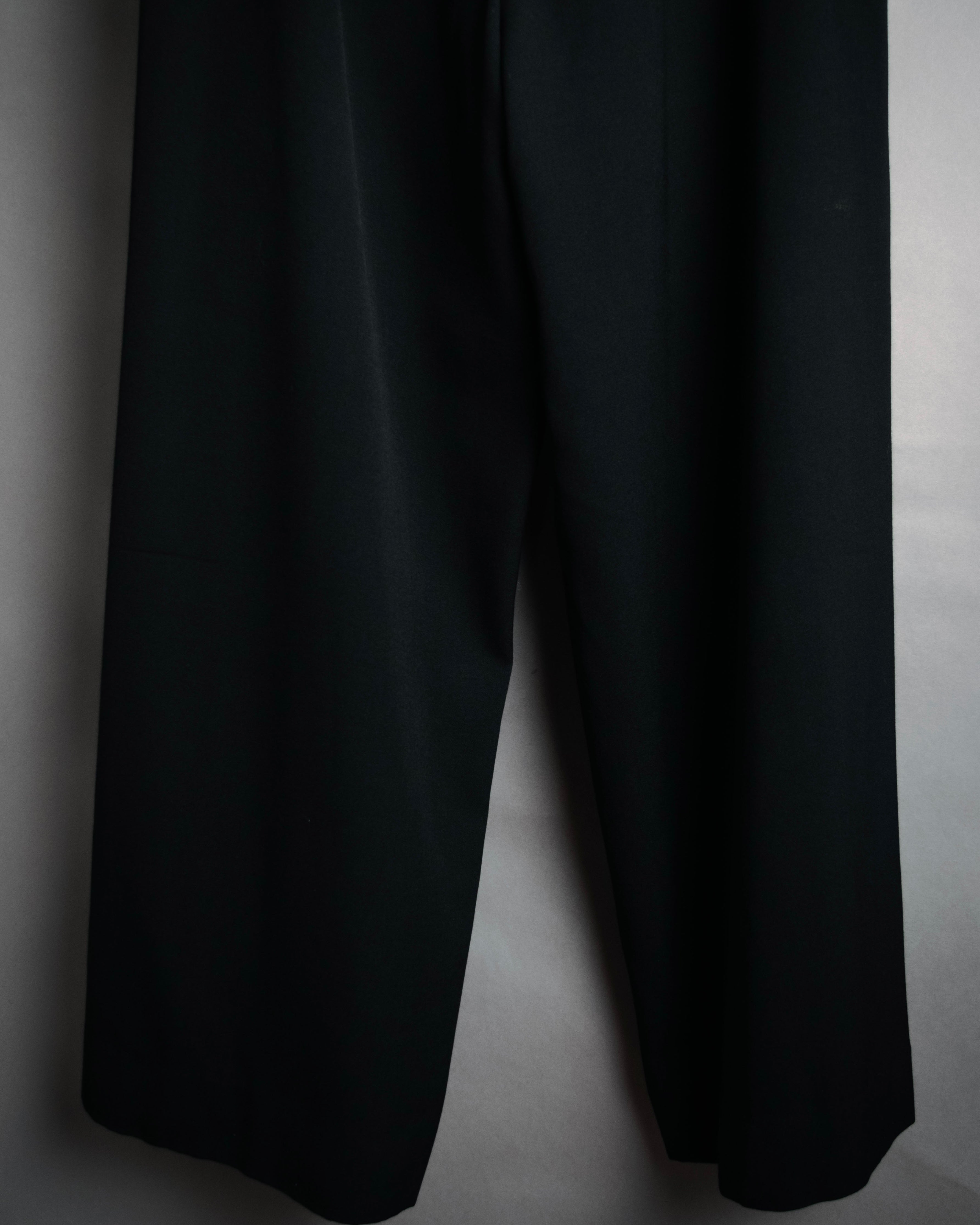 –SPECIAL– “CHANEL” 97AW Wide tuck trousers