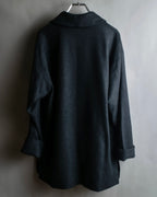 "ETRO" Shawl collar belted mid-length coat