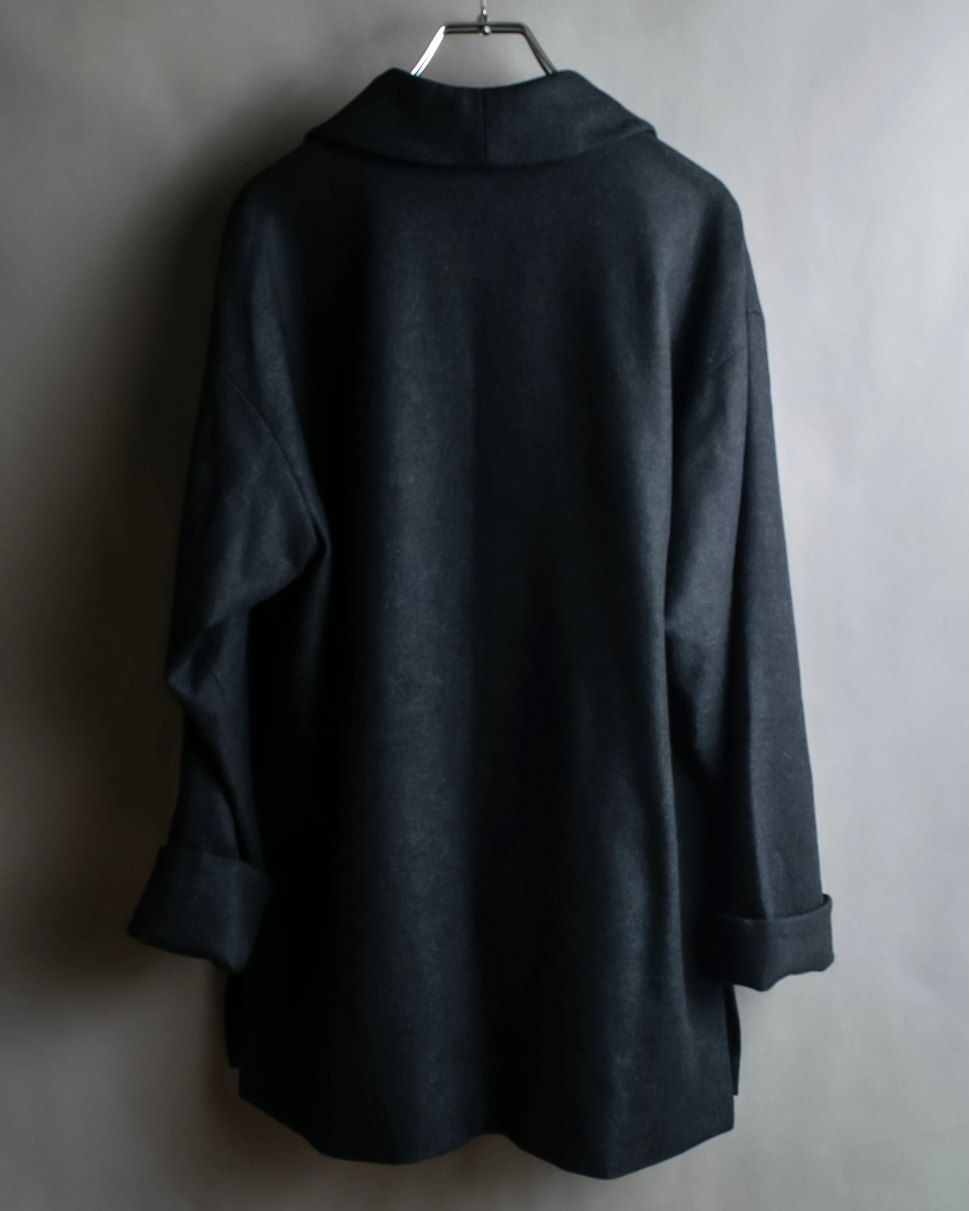 "ETRO" Shawl collar belted mid-length coat