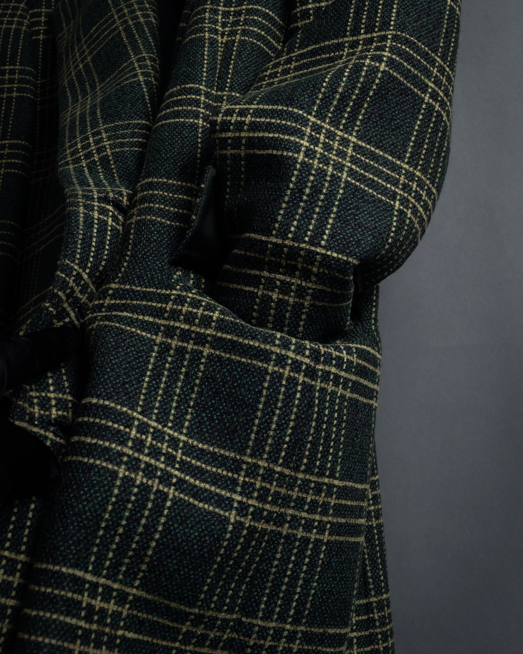 "Christian Dior" Windowpane check tailored jacket