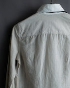 "LOUIS VUITTON" Ribbon frill design regular collar shirt