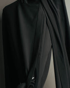-SPECIAL- "SAINT LAURENT PARIS" 10's Fluid silk scarf-neck blouse
