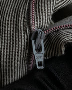 "HERMES" Cotton linen wide tapered slacks