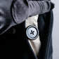 "BURBERRYS" Fly front cashmere blend soutien collar coat