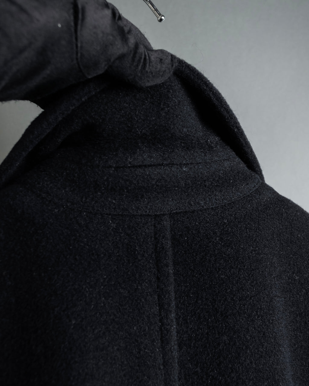 "Max Mara" Silver tag straight line shaped chester coat