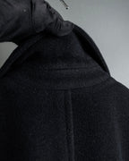 "Max Mara" Silver tag straight line shaped chester coat