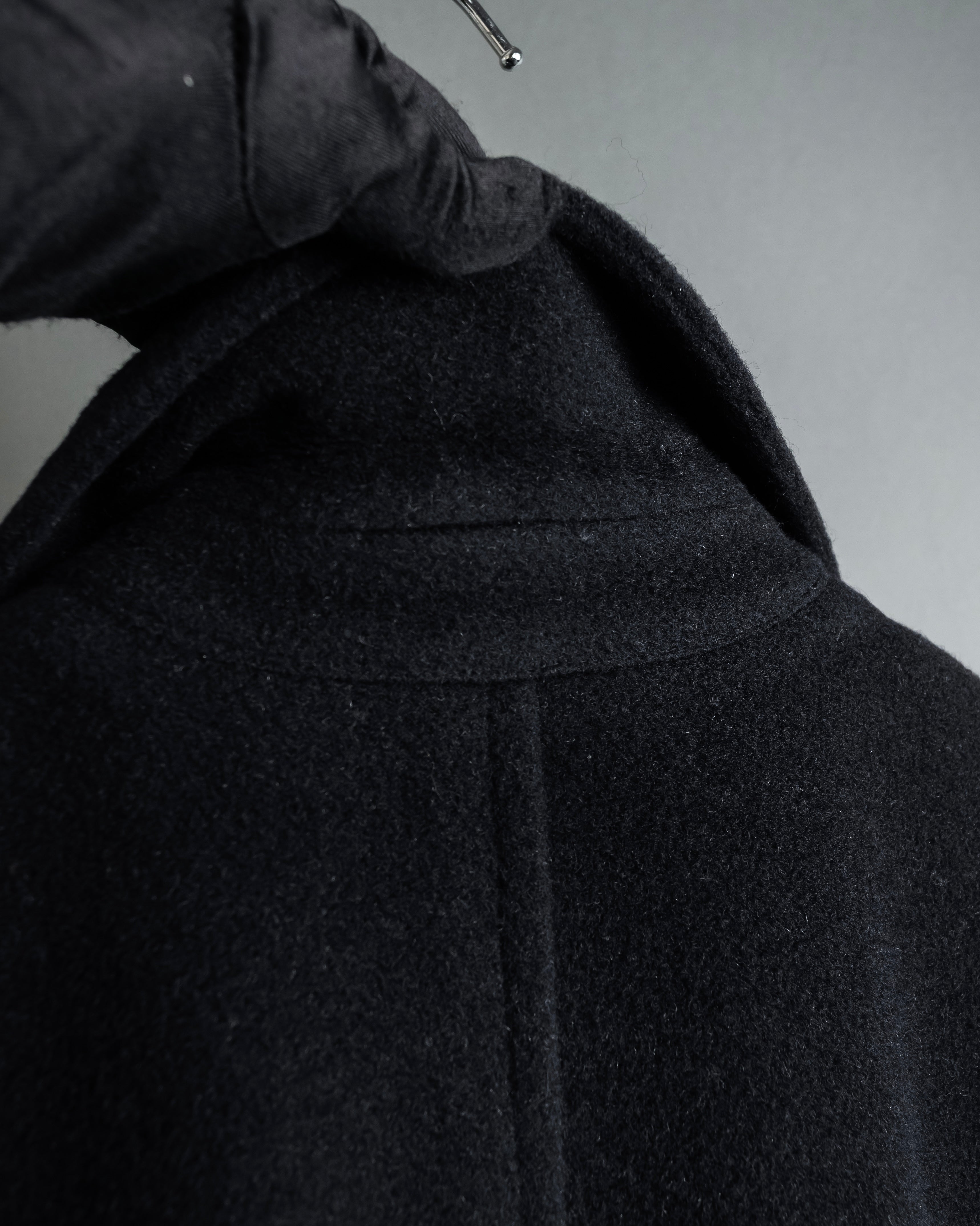 "Max Mara" Silver tag straight line shaped chester coat