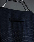 "JEAN PAUL GAULTIER" 90's Geometric lace design tailored vest