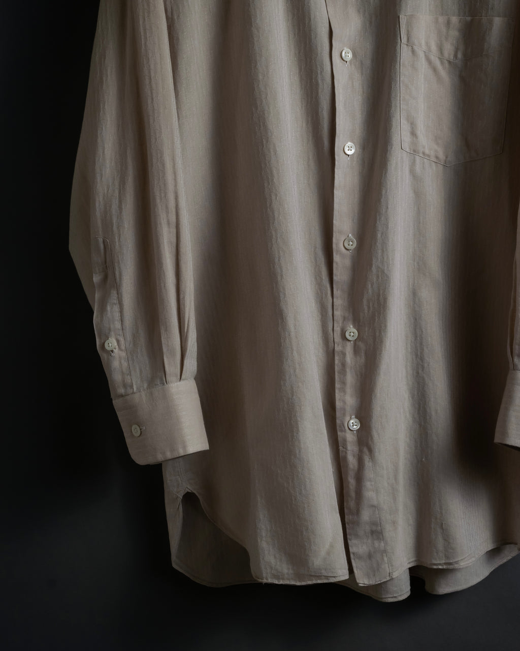 "CHRISTIAN DIOR MONSIEUR" 80's Marc Bohan design woven shirt