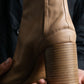 "MAISON MARGIELA" Calf leather beige color tabi boots