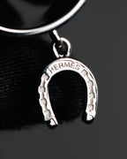 “HERMES” 2010’s Fetiche horseshoe charm scarf ring