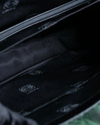 "LOEWE" Anagram pattern combination leather shoulder bag