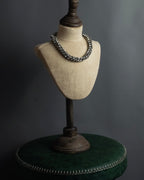 "DRIES VAN NOTTEN" 2022's Double crystal detail magnetic choker