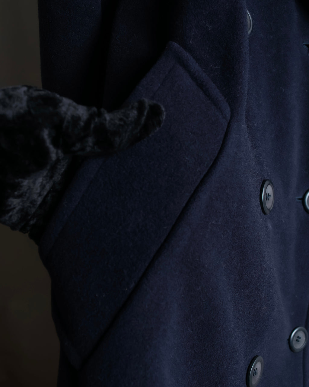 "Weekend Max Mara" Belted design double breasted maxi length wool chester coat