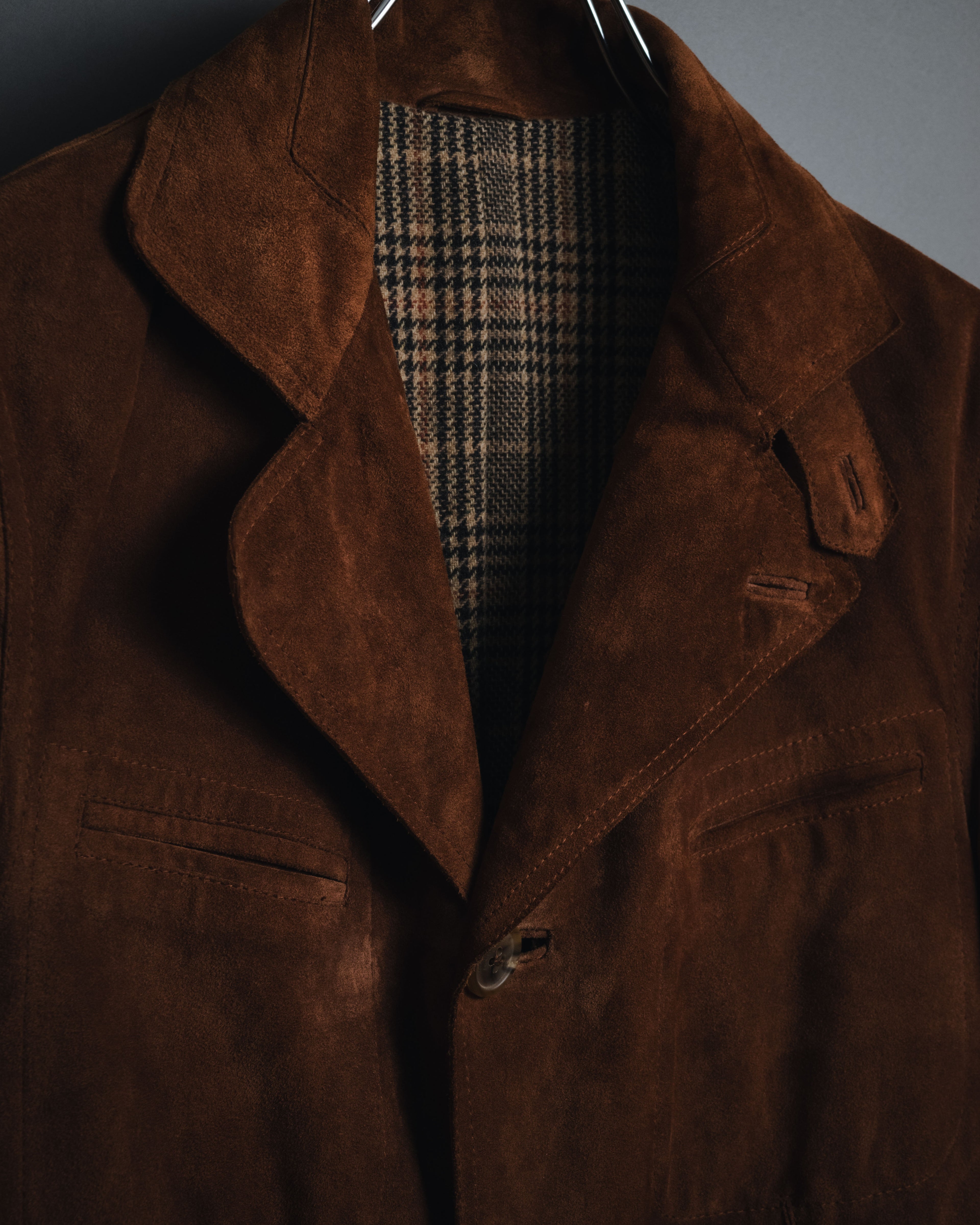 –SPECIAL– "Salvatore Ferragamo" 00’s reversible shearling sheep skin jacket