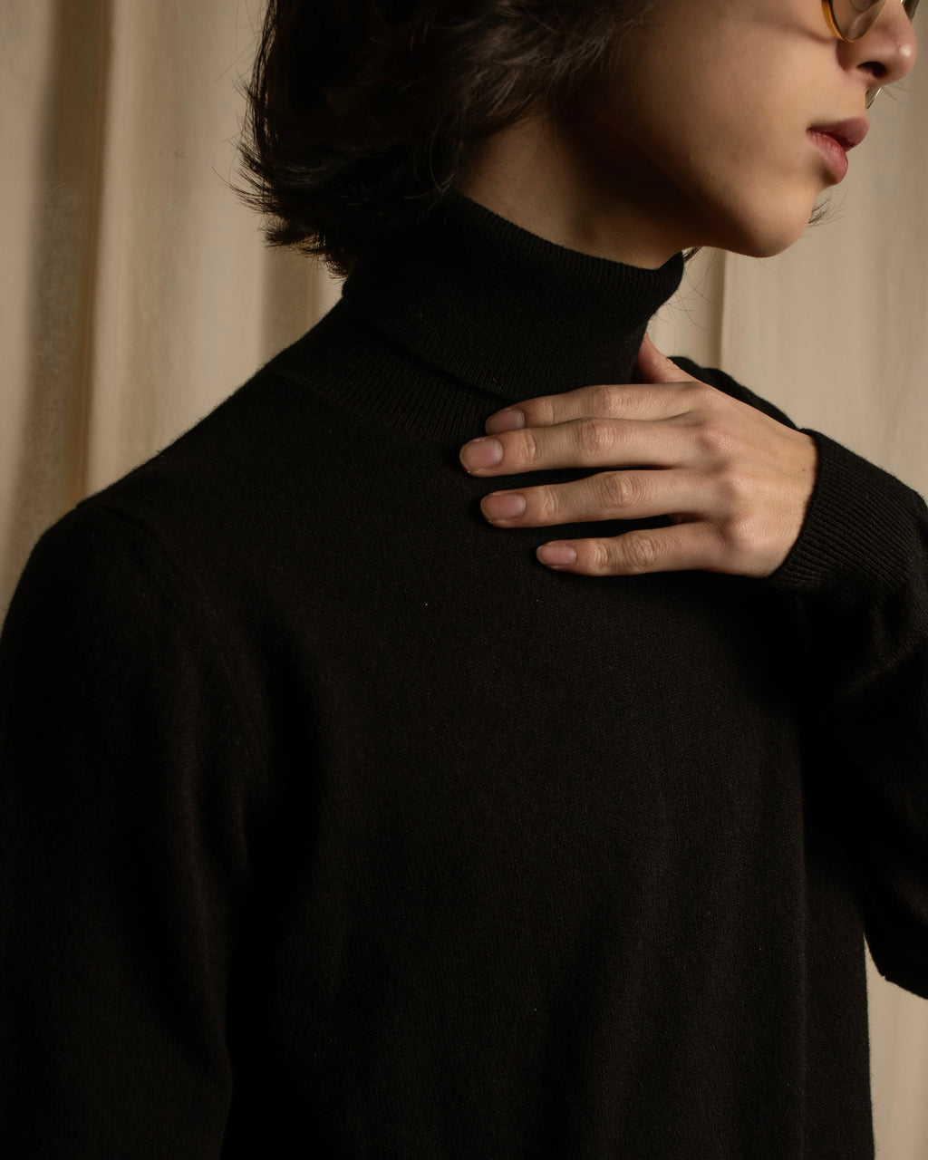 "PRADA" High-gauge folded turtleneck knit