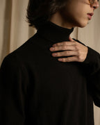 "PRADA" High-gauge folded turtleneck knit