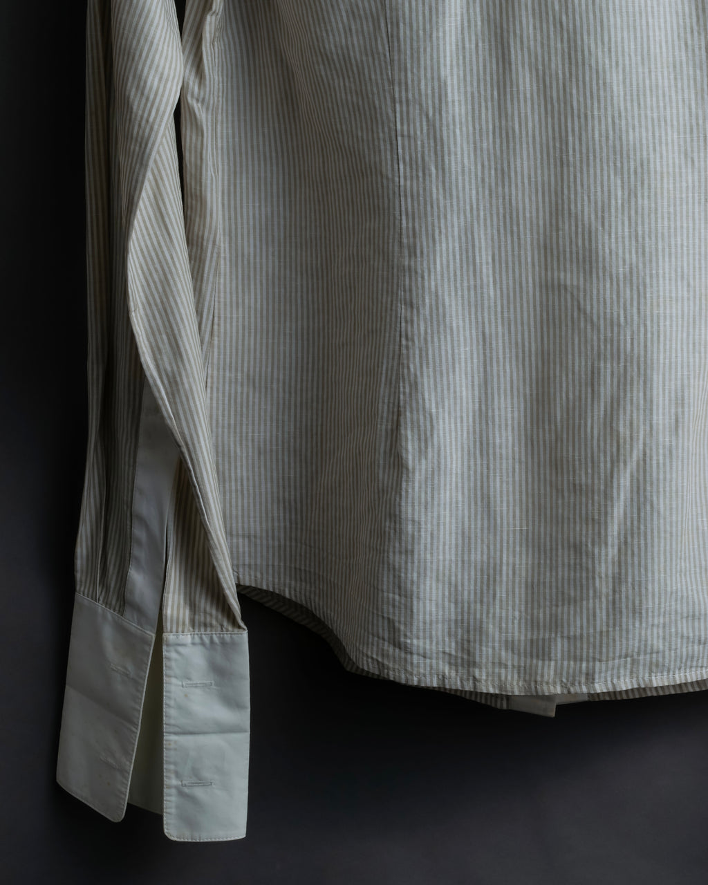 "LOUIS VUITTON" Ribbon frill design regular collar shirt