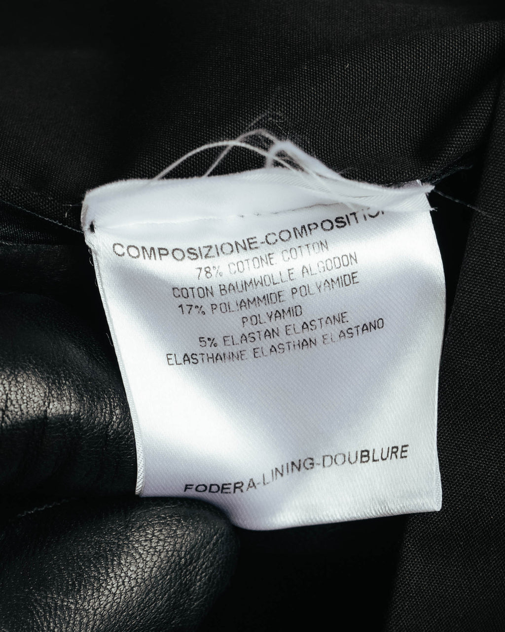 "GUCCI" 00's Black uniform long sleeve shirt