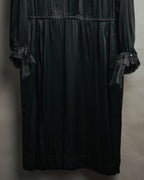 -SPECIAL- “Christian Dior” 90’s Silk pleated ruffle dress