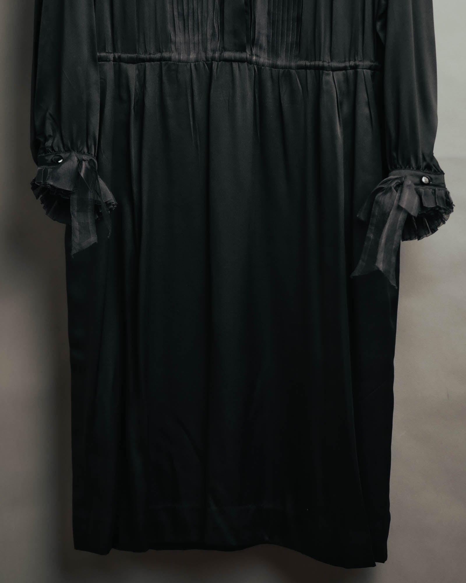 -SPECIAL- “Christian Dior” 90’s Silk pleated ruffle dress